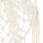 vidaXL Cuier de perete din macrame, 40x80, bumbac vidaXL Cuier de perete din macrame, 40x80, bumbac