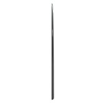 vidaXL Placă de sticlă pentru șemineu, semi-rotundă, 1200x500 mm