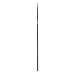vidaXL Placă de sticlă pentru șemineu, semi-rotundă, 1000x500 mm