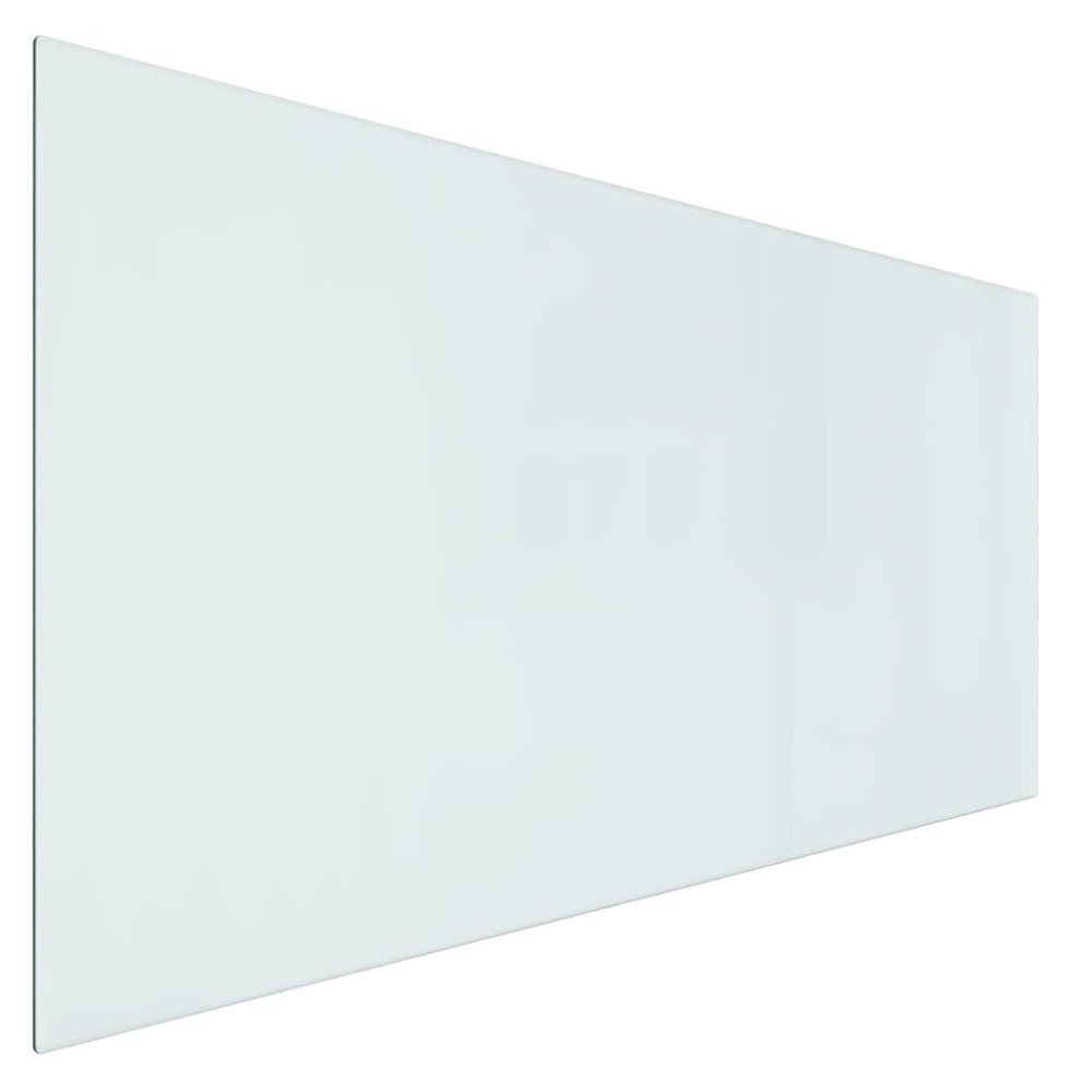 vidaXL Placă de sticlă pentru șemineu, dreptunghiulară, 120x60 cm