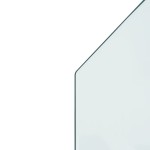vidaXL Placă de sticlă pentru șemineu, hexagonală, 80x60 cm vidaXL Placă de sticlă pentru șemineu, hexagonală, 80x60 cm