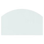 vidaXL Placă de sticlă pentru șemineu, 80x50 cm