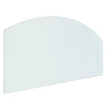 vidaXL Placă de sticlă pentru șemineu, 100x50 cm