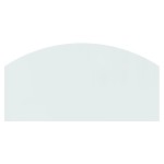 vidaXL Placă de sticlă pentru șemineu, 100x50 cm