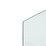 vidaXL Placă de sticlă pentru șemineu, 120x50 cm