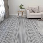 vidaXL Plăci pardoseală autoadezive 55 buc. gri deschis PVC 5,11 m² vidaXL Plăci pardoseală autoadezive 55 buc. gri deschis PVC 5,11 m²
