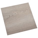 vidaXL Plăci de pardoseală autoadezive 55 buc. gri taupe PVC 5,11 m²