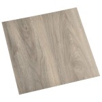 vidaXL Plăci de pardoseală autoadezive 55 buc. gri taupe PVC 5,11 m² vidaXL Plăci de pardoseală autoadezive 55 buc. gri taupe PVC 5,11 m²