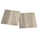 vidaXL Plăci de pardoseală autoadezive 55 buc. gri taupe PVC 5,11 m² vidaXL Plăci de pardoseală autoadezive 55 buc. gri taupe PVC 5,11 m²