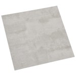 vidaXL Plăci pardoseală autoadezive 55 buc. gri deschis PVC 5,11 m² vidaXL Plăci pardoseală autoadezive 55 buc. gri deschis PVC 5,11 m²