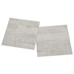 vidaXL Plăci pardoseală autoadezive 55 buc. gri deschis PVC 5,11 m² vidaXL Plăci pardoseală autoadezive 55 buc. gri deschis PVC 5,11 m²