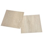 vidaXL Plăci de pardoseală autoadezive, 55 buc., bej, PVC, 5,11 m² vidaXL Plăci de pardoseală autoadezive, 55 buc., bej, PVC, 5,11 m²