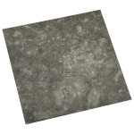 vidaXL Plăci de pardoseală autoadezive, 55 buc., gri, PVC, 5,11 m² vidaXL Plăci de pardoseală autoadezive, 55 buc., gri, PVC, 5,11 m²