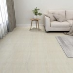 vidaXL Plăci de pardoseală autoadezive, 55 buc., crem, 5,11 m², PVC vidaXL Plăci de pardoseală autoadezive, 55 buc., crem, 5,11 m², PVC