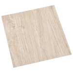 vidaXL Plăci de pardoseală autoadezive 55 buc. maro deschis PVC 5,11m² vidaXL Plăci de pardoseală autoadezive 55 buc. maro deschis PVC 5,11m²