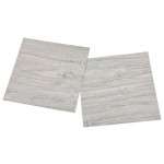 vidaXL Plăci pardoseală autoadezive 55 buc. gri deschis PVC 5,11 m² vidaXL Plăci pardoseală autoadezive 55 buc. gri deschis PVC 5,11 m²