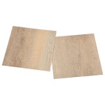 vidaXL Plăci de pardoseală autoadezive, 55 buc., maro, PVC, 5,11 m² vidaXL Plăci de pardoseală autoadezive, 55 buc., maro, PVC, 5,11 m²
