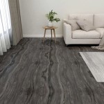 vidaXL Plăci de pardoseală autoadezive 55 buc. gri închis PVC 5,11 m² vidaXL Plăci de pardoseală autoadezive 55 buc. gri închis PVC 5,11 m²