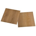 vidaXL Plăci de pardoseală autoadezive, 55 buc., maro, PVC, 5,11 m² vidaXL Plăci de pardoseală autoadezive, 55 buc., maro, PVC, 5,11 m²