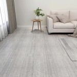 vidaXL Plăci de pardoseală autoadezive, 55 buc., gri, PVC, 5,11 m² vidaXL Plăci de pardoseală autoadezive, 55 buc., gri, PVC, 5,11 m²