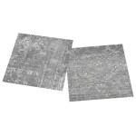 vidaXL Plăci pardoseală autoadezive, 55 buc., gri beton, 5,11 m², PVC