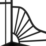 vidaXL Cadru de pat extensibil, negru, 80x130/200 cm, metal vidaXL Cadru de pat extensibil, negru, 80x130/200 cm, metal