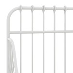 vidaXL Cadru de pat extensibil, gri, 80x130/200 cm, metal vidaXL Cadru de pat extensibil, gri, 80x130/200 cm, metal
