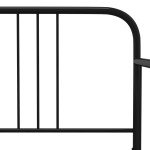 vidaXL Cadru de pat canapea, negru, 90 x 200 cm, metal vidaXL Cadru de pat canapea, negru, 90 x 200 cm, metal
