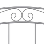 vidaXL Cadru de pat fără saltea, gri, 140 x 200 cm, metal vidaXL Cadru de pat fără saltea, gri, 140 x 200 cm, metal