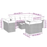 vidaXL Set canapele de grădină cu perne, 12piese gri deschis poliratan vidaXL Set canapele de grădină cu perne, 12piese gri deschis poliratan