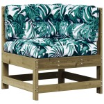 vidaXL Set mobilier de grădină cu perne, 8 piese, lemn de pin tratat vidaXL Set mobilier de grădină cu perne, 8 piese, lemn de pin tratat