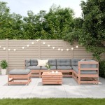 vidaXL Set mobilier de grădină cu perne, 8 piese, lemn masiv douglas vidaXL Set mobilier de grădină cu perne, 8 piese, lemn masiv douglas