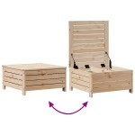 vidaXL Set mobilier grădină cu perne, 3 piese, lemn masiv de pin