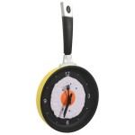 vidaXL Ceas de perete cu design tigaie cu ou prăjit, 18,8 cm vidaXL Ceas de perete cu design tigaie cu ou prăjit, 18,8 cm