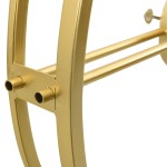 vidaXL Ceas de perete, auriu, 52 cm, fier vidaXL Ceas de perete, auriu, 52 cm, fier