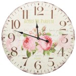 vidaXL Ceas de perete vintage, 60 cm, floare