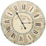 vidaXL Ceas de perete, multicolor, 60 cm, MDF vidaXL Ceas de perete, multicolor, 60 cm, MDF