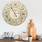 vidaXL Ceas de perete, multicolor, 60 cm, MDF vidaXL Ceas de perete, multicolor, 60 cm, MDF