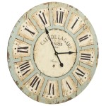 vidaXL Ceas de perete, multicolor, 60 cm, MDF vidaXL Ceas de perete, multicolor, 60 cm, MDF