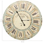 vidaXL Ceas de perete, multicolor, 60 cm, MDF vidaXL Ceas de perete, multicolor, 60 cm, MDF