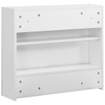 vidaXL Dulap de baie cu oglindă, alb, 80x15x60 cm, MDF vidaXL Dulap de baie cu oglindă, alb, 80x15x60 cm, MDF