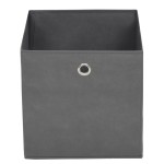 vidaXL Cutii de depozitare, 4 buc., gri, 28x28x28 cm, material nețesut