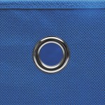 vidaXL Cutii depozitare cu capac, 10 buc., albastru, 28x28x28 cm