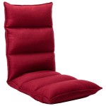 vidaXL Scaun de podea pliabil, roșu vin, material textil vidaXL Scaun de podea pliabil, roșu vin, material textil