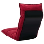 vidaXL Scaun de podea pliabil, roșu vin, material textil vidaXL Scaun de podea pliabil, roșu vin, material textil