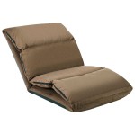 vidaXL Scaun de podea pliabil, gri taupe, microfibră vidaXL Scaun de podea pliabil, gri taupe, microfibră