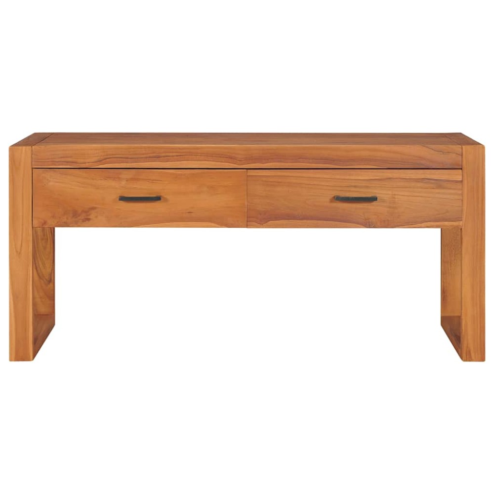 vidaXL Comodă TV, 100 x 40 x 45 cm, lemn de tec
