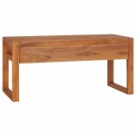 vidaXL Comodă TV, 100 x 40 x 45 cm, lemn de tec
