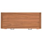 vidaXL Comodă TV, 100 x 40 x 45 cm, lemn de tec