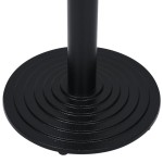 vidaXL Picior masă de bistro, negru, Ø43x72 cm, fontă